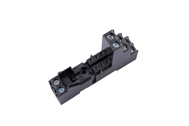 RS2 Serisi 4-5-6-8 Pin 8A-12A-16A Ray Tipi PCB Güç Rölesi Soketi